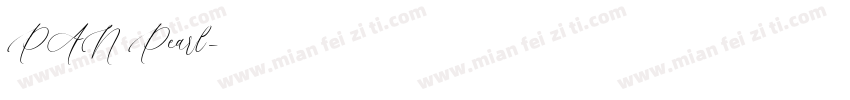 PAN Pearl字体转换